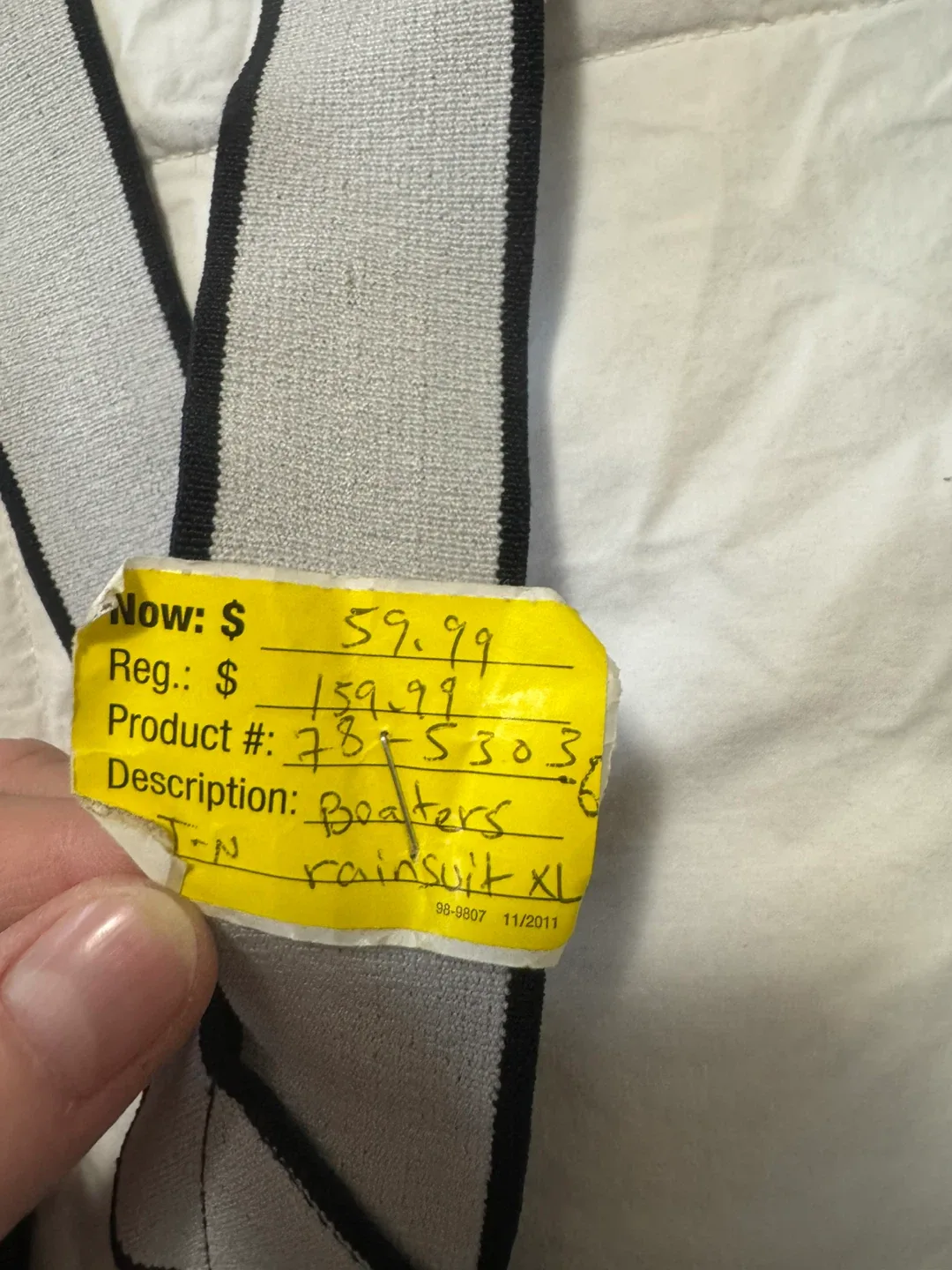 Brand New Size XL w tags Waterproof Safety Suit Pants Coat image indicator(5)