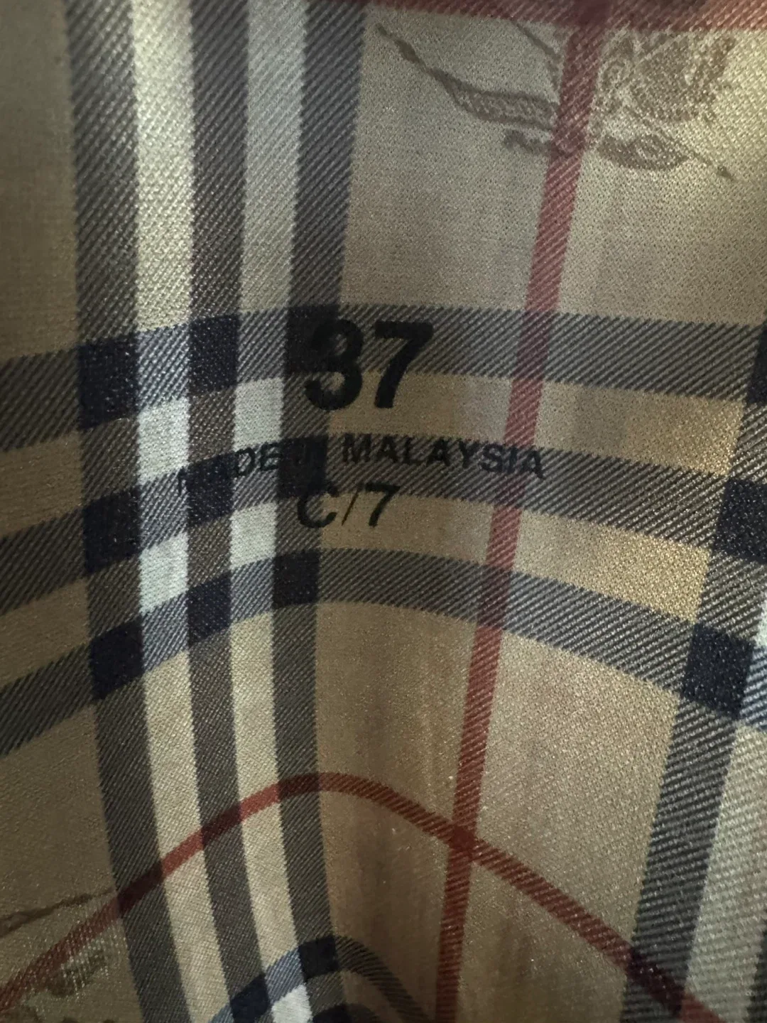 Ladies Size 37/ 6.5 - 7 Burberry Tall Knee High Rain Boots image indicator(6)