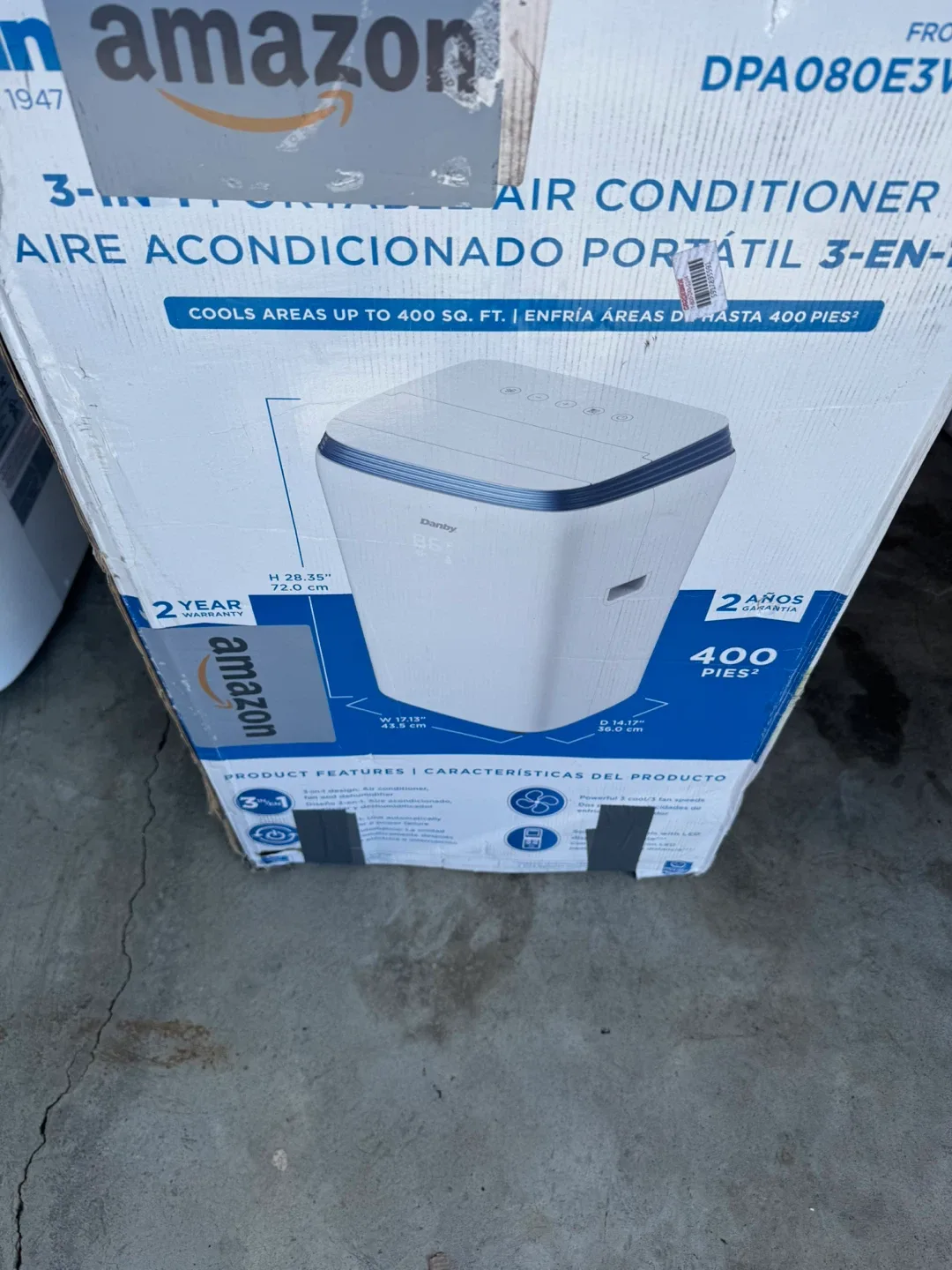 Danby 8000 BTU Portable Air Conditioner - White image indicator(2)