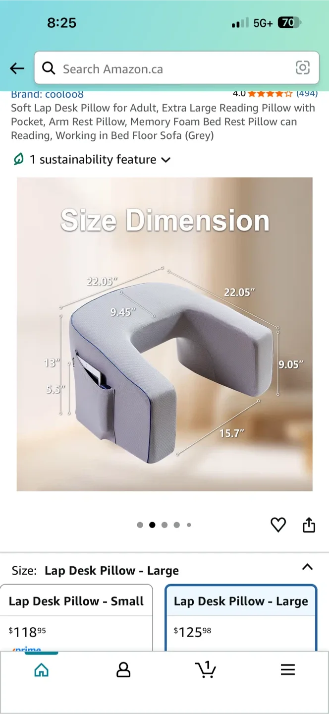 cooloo8 Lap Desk Pillow - Large image indicator(2)