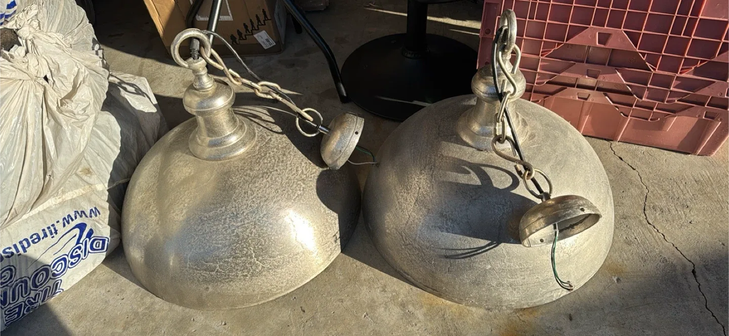 PR Home Liverpool Pendant Lamp - Rustic Silver image indicator(2)