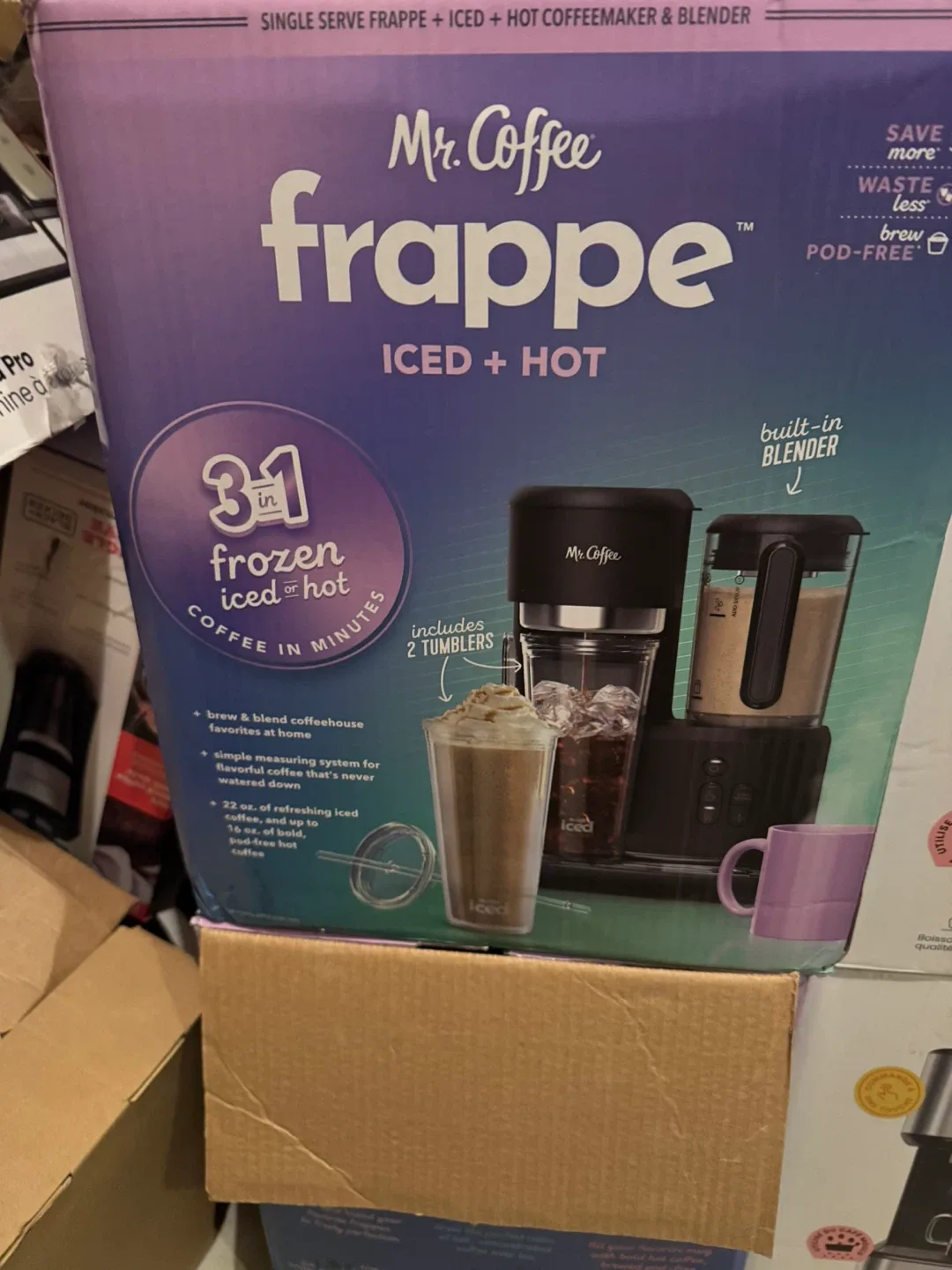 Mr. Coffee Frappe Iced + Hot Coffeemaker & Blender image indicator(3)