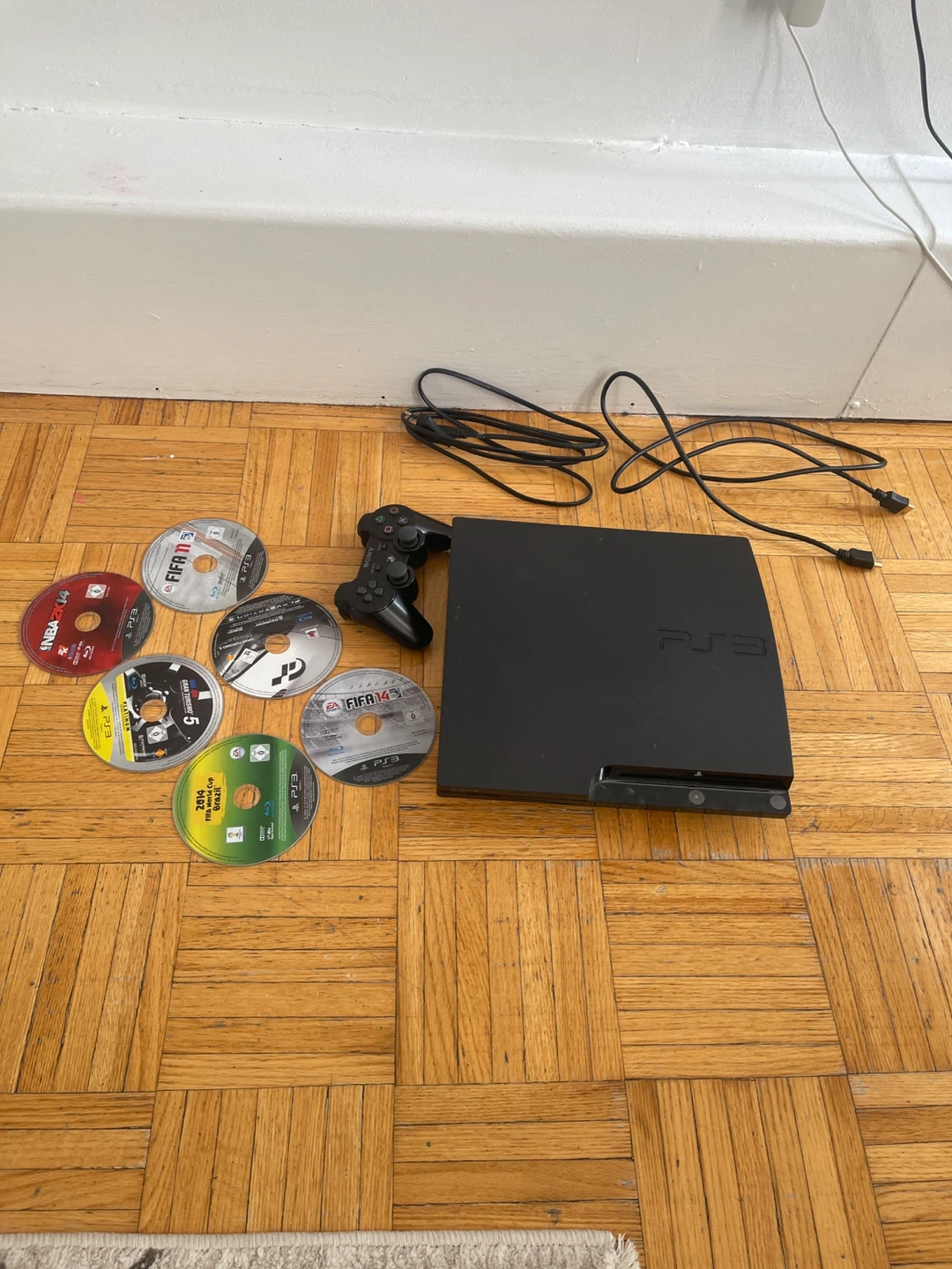 Sony PlayStation 3 (PS3) with Games and Controller