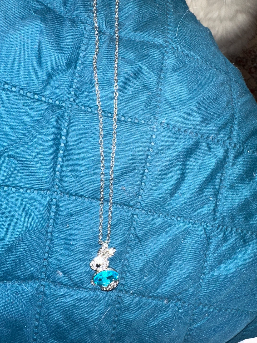 Cute Bunny Pendant Necklace