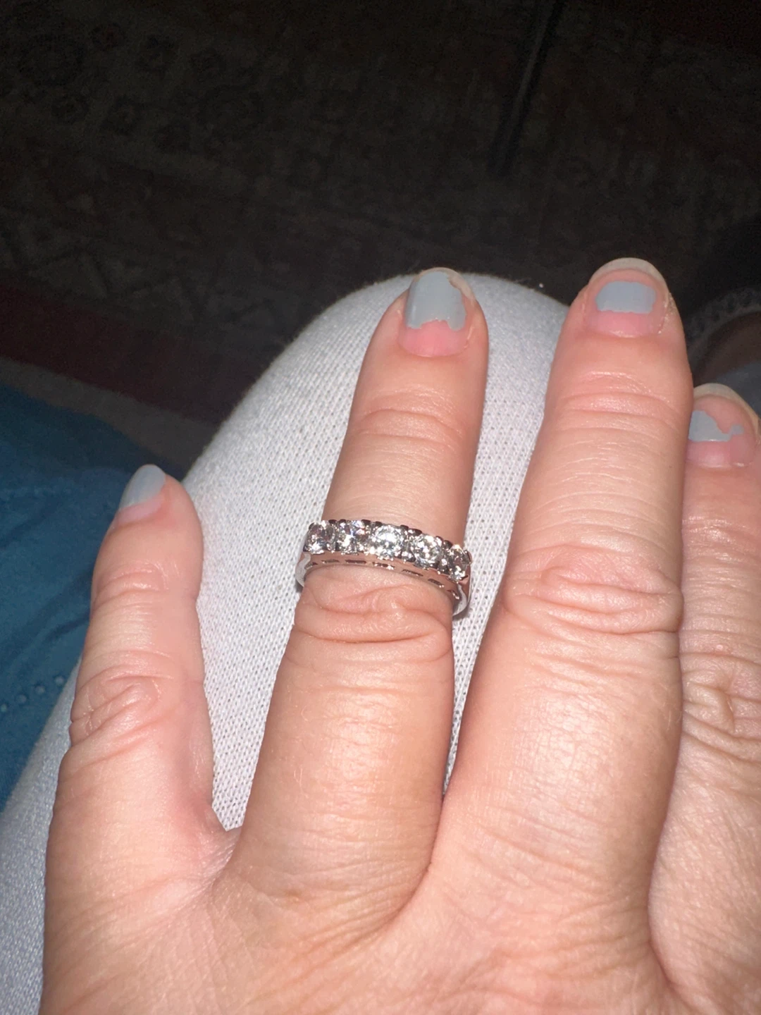 Sparkling Silver Ring