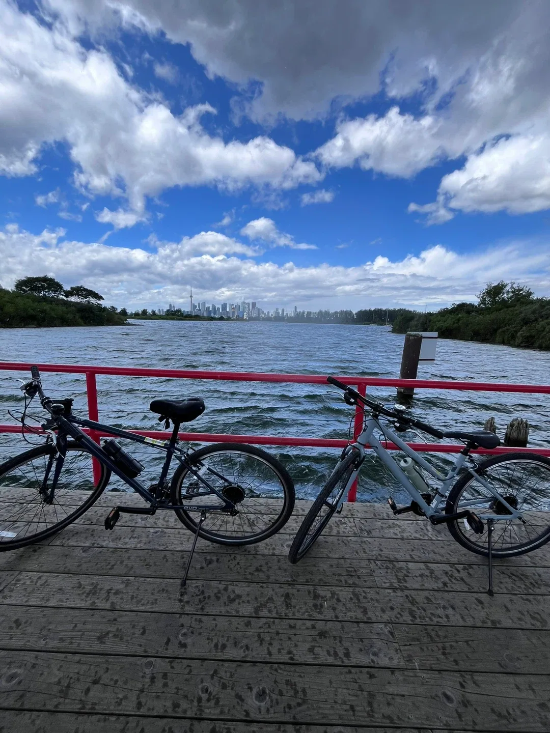 Two Bikes: Blue & Silver 🚴🏽‍♀️🚴🏼