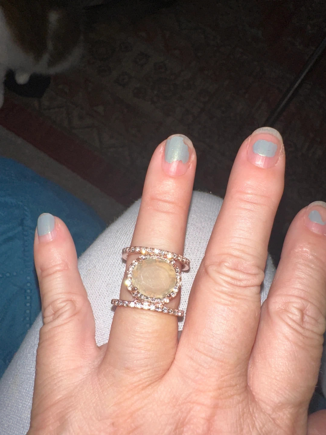 Fashion Ring with Gemstone