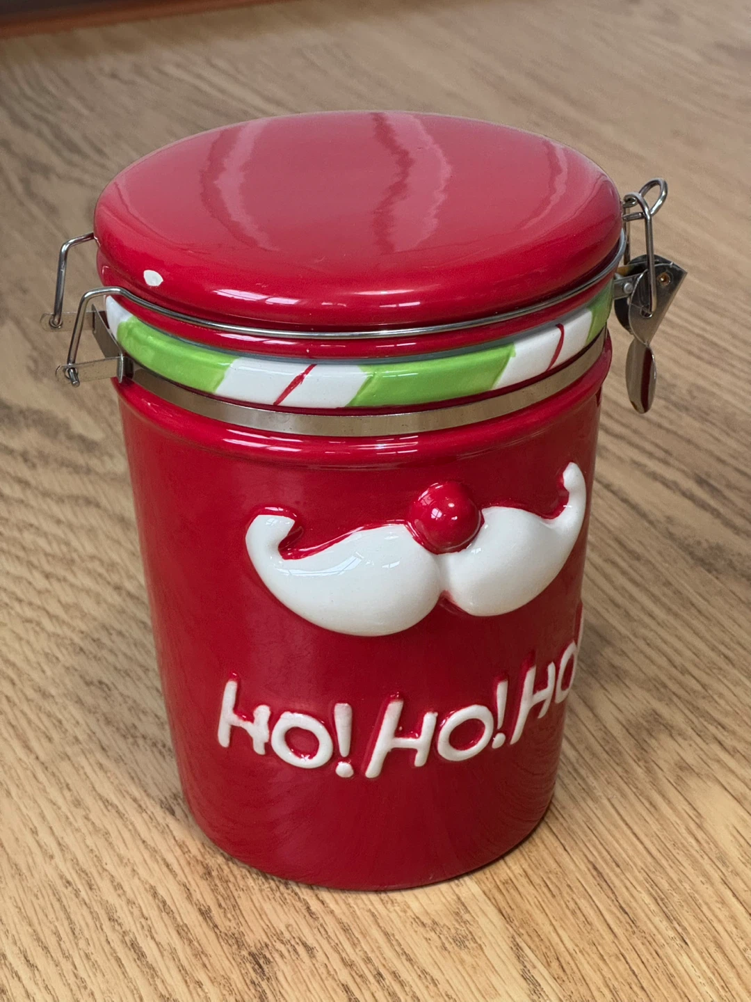 Red Christmas Jar