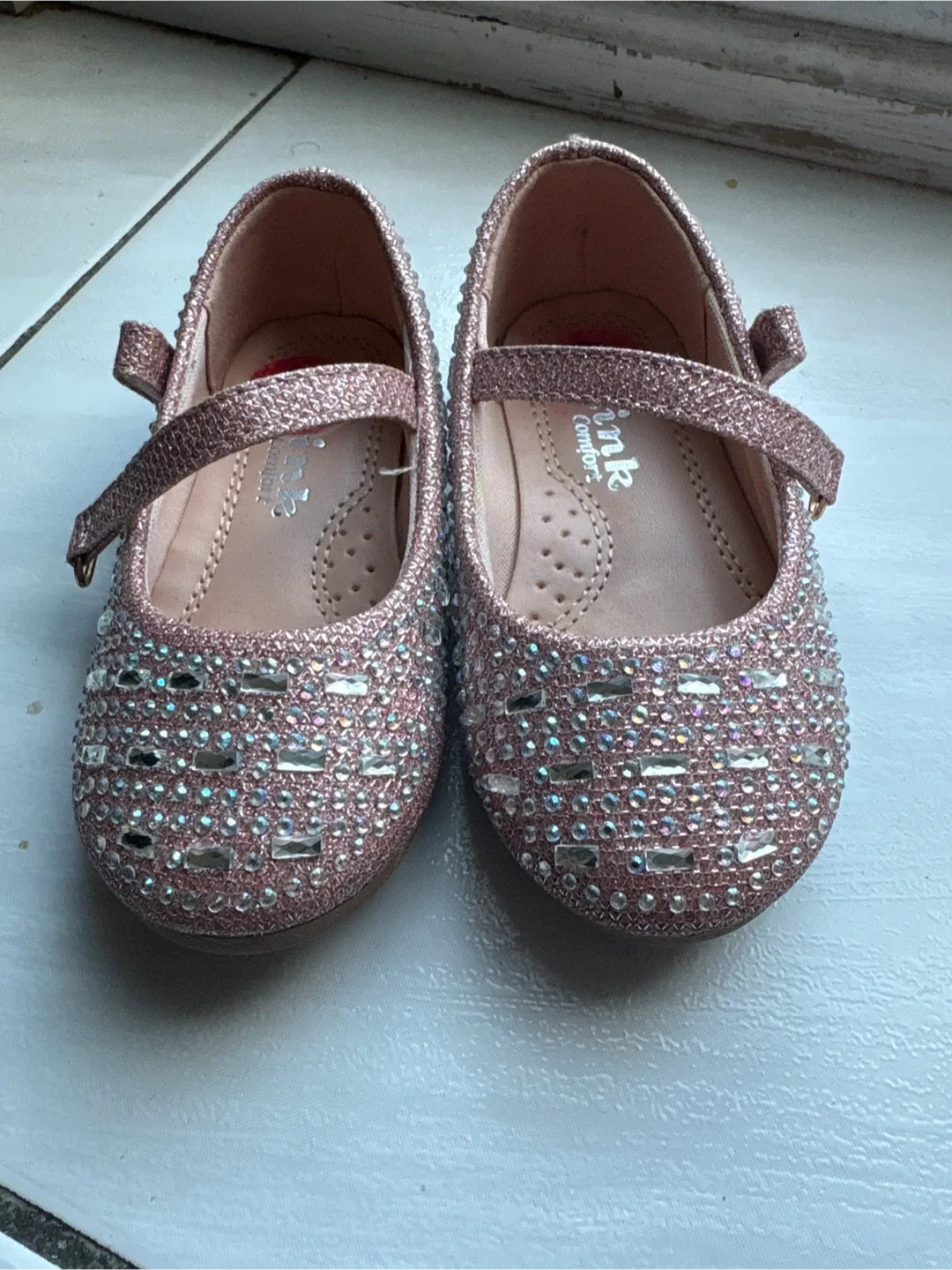Link Toddler Girl's Sparkly Pink Shoes - Size 6 image indicator(3)