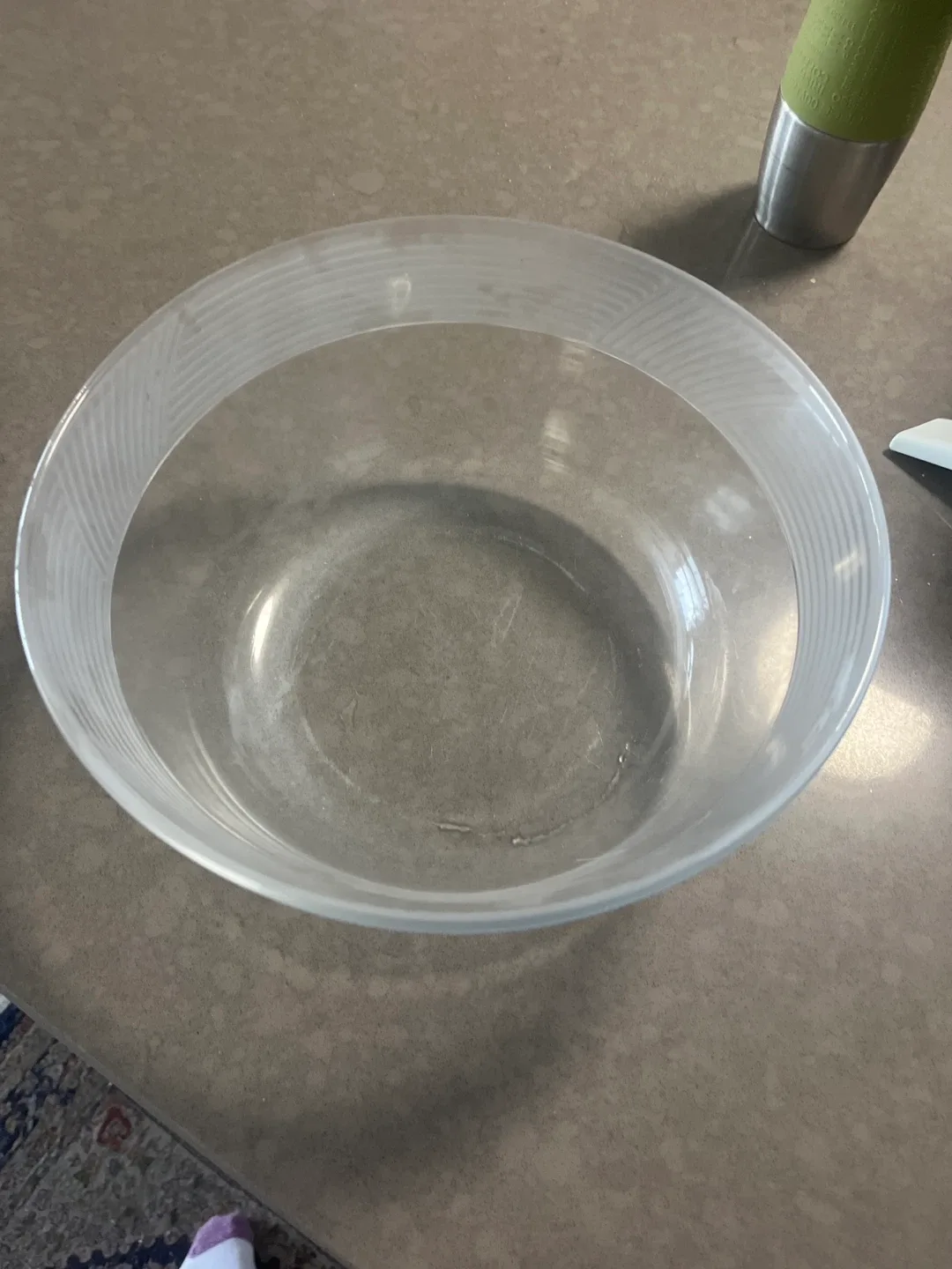 Clear Glass Bowl