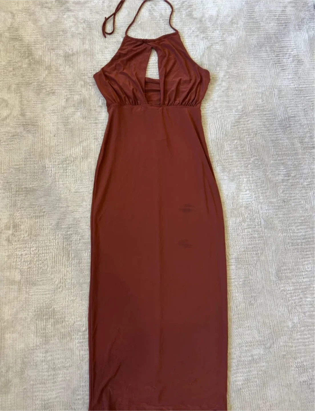 New Fashion Nova Halter Maxi Dress thumbnail