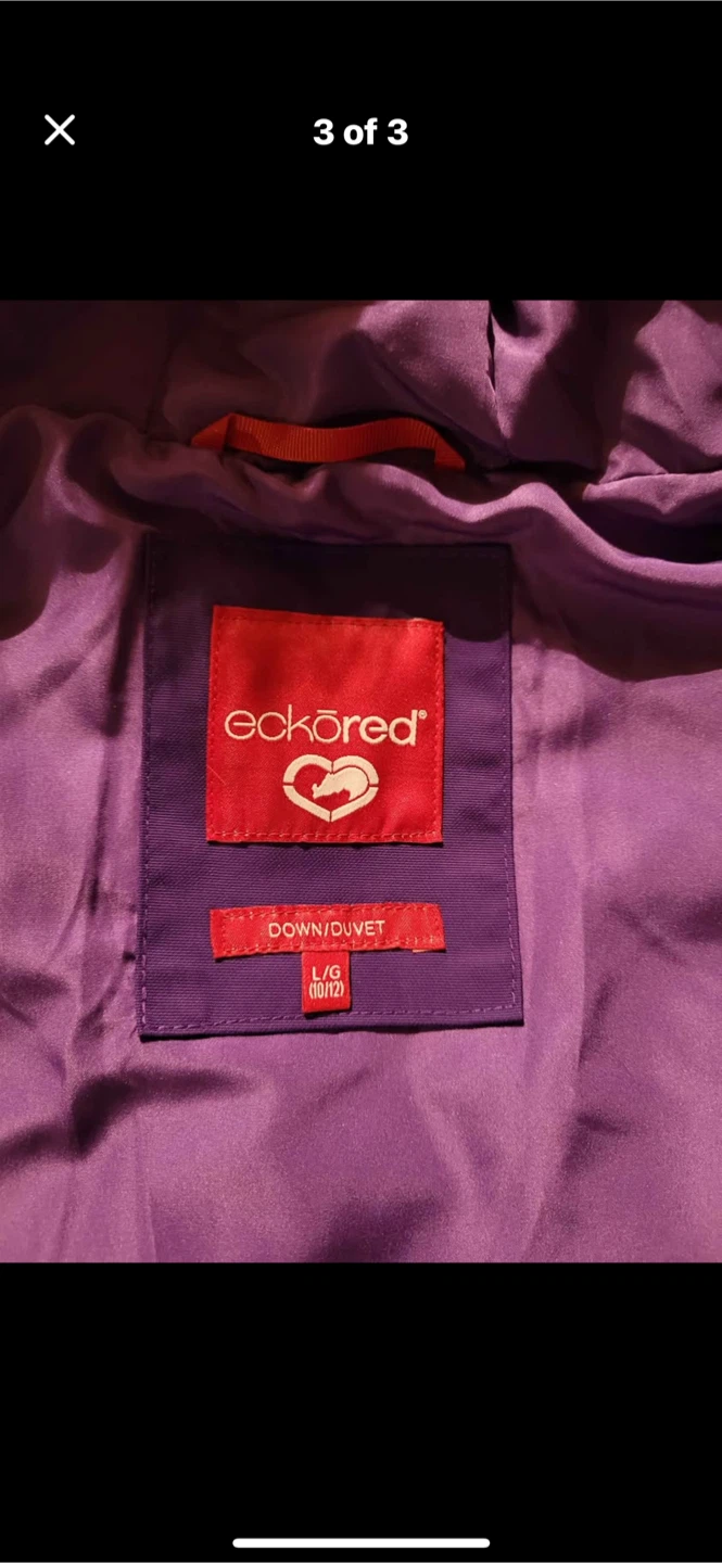 Ecko Red Girls' Down Parka - Size L (10/12) - photo 3
