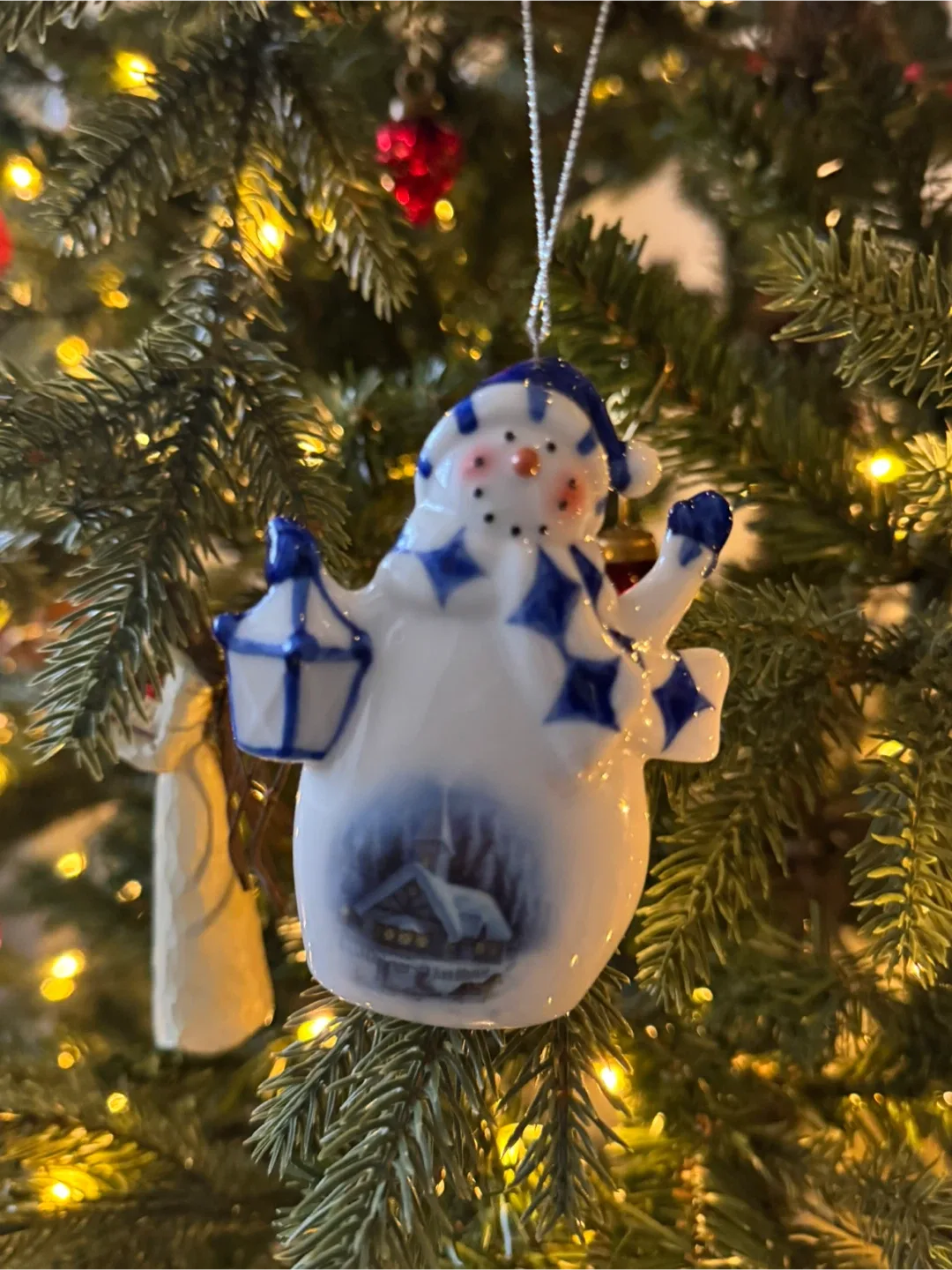 Snowman Christmas Ornament Set, Ceramic image indicator(2)