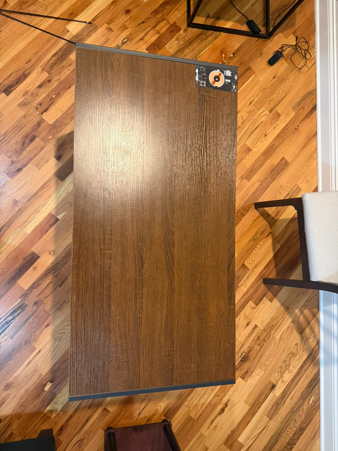 Wood & Metal Frame Desk - photo 2