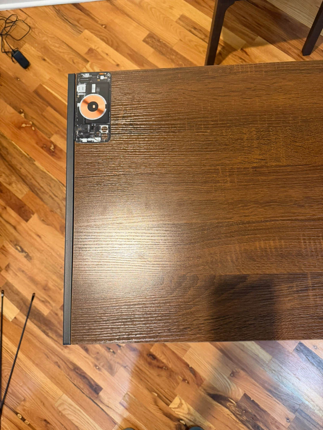 Wood & Metal Frame Desk