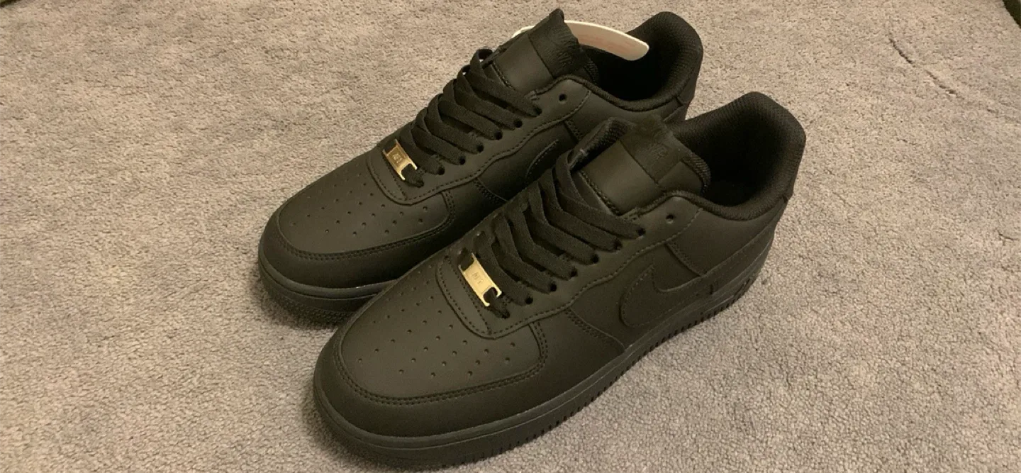 Nike Air Force 1 '07 Black US 9 Men's