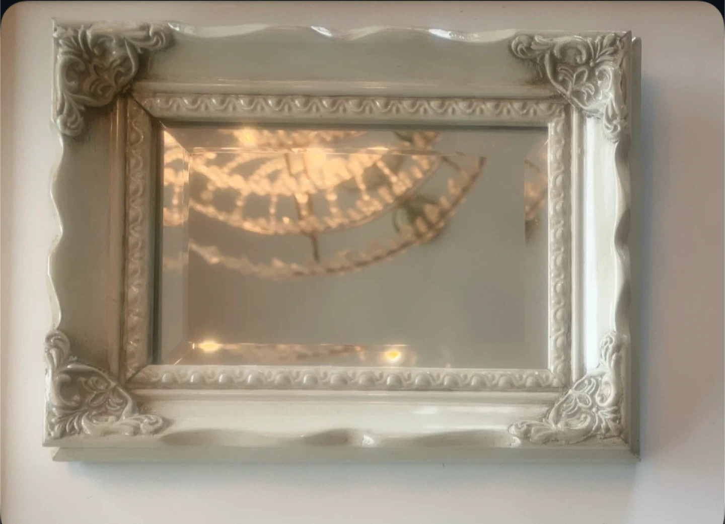 Ornate Framed Mirror - 8x6 inches