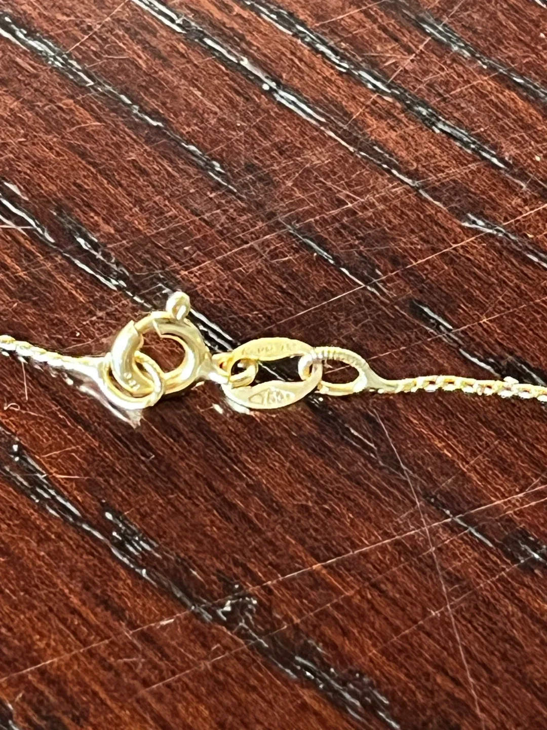 18k Gold Tassel Necklace from Italy image indicator(4)