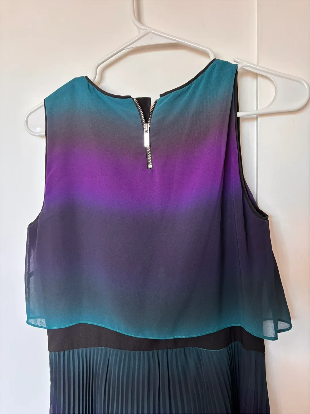 Karen Millen- Designer Ombre Pleated Dress image indicator(3)