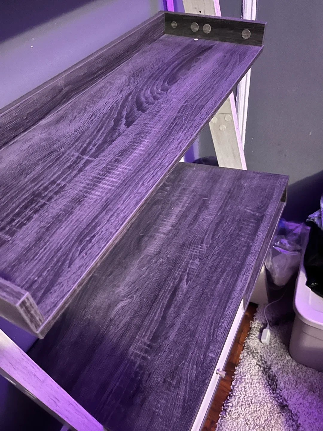 Ladder Shelf Desk with Shelves image indicator(2)