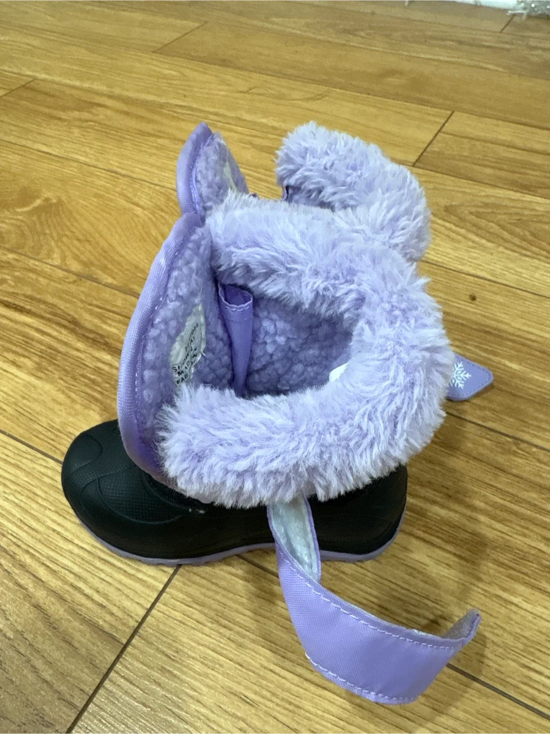 Icicle’s Kids Purple Winter Boots - Size 6 image indicator(3)