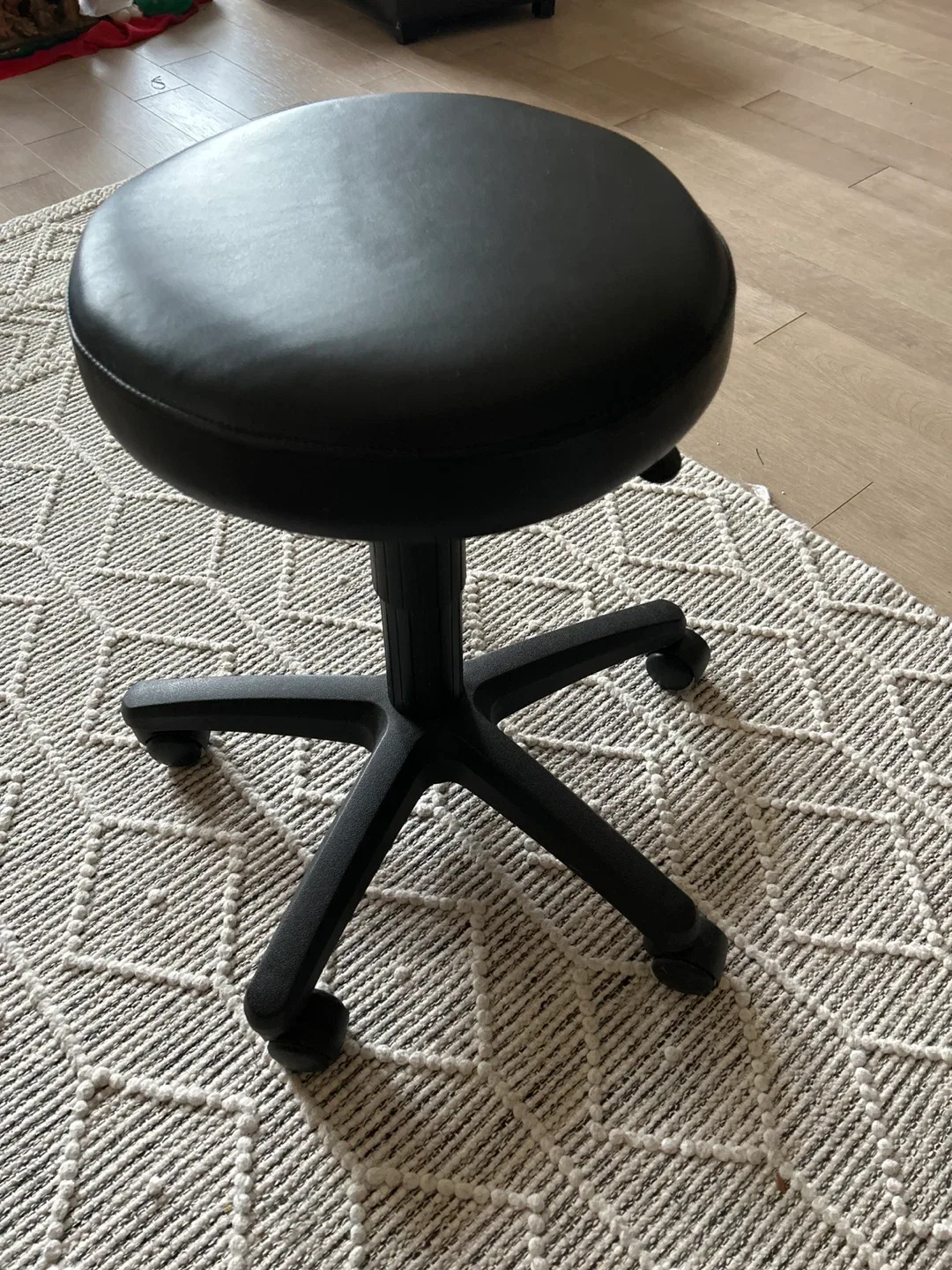 Black Swivel Stool