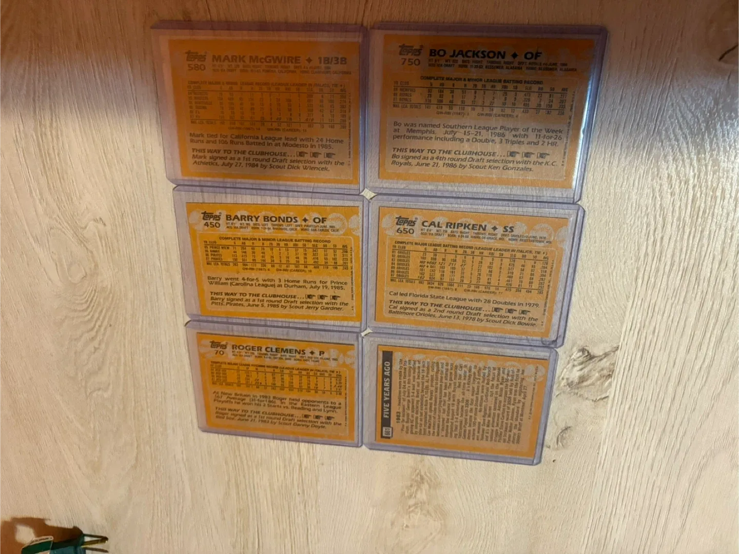 Vintage Topps Baseball Cards - Roger Clemens, Bonds, More image indicator(2)