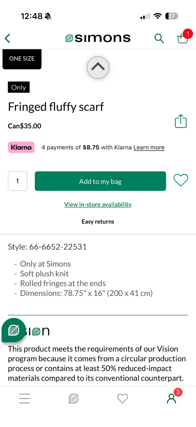 Simons Fringed Fluffy Scarf - Off White image indicator(2)