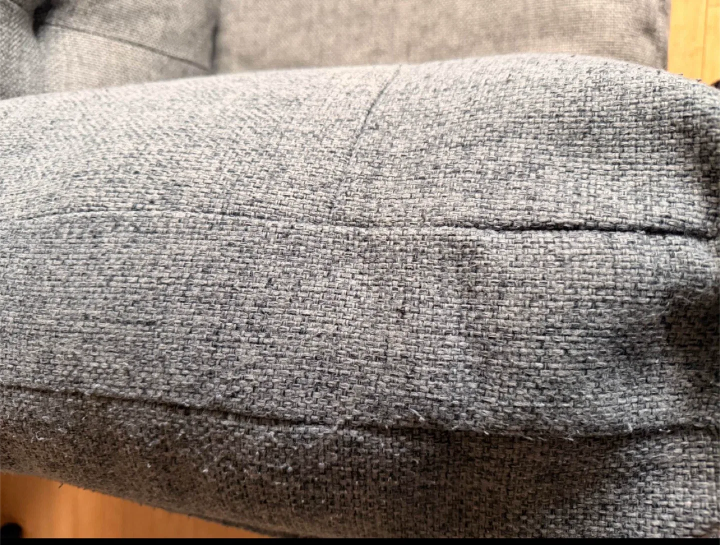 (ASK ME ABOUT DELIVERY) Charcoal Grey Sectional Couch image indicator(5)