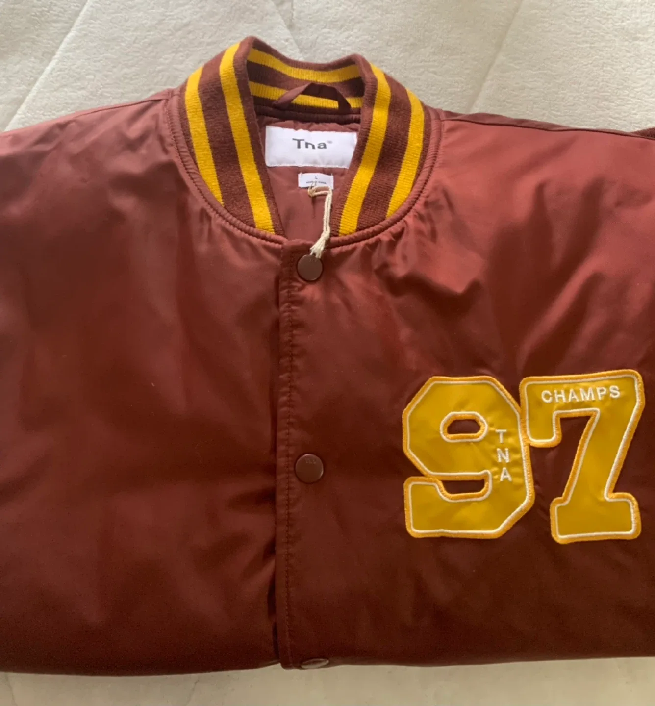 Tna Varsity Bomber Jacket - Size L image indicator(4)