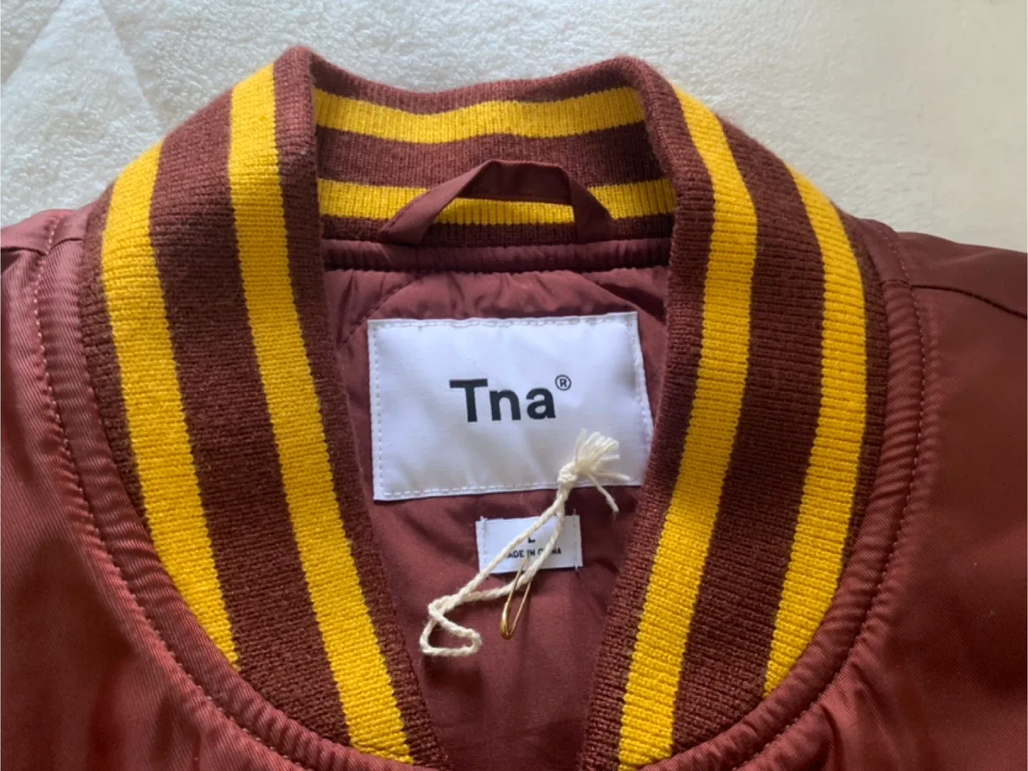 Tna Varsity Bomber Jacket - Size L