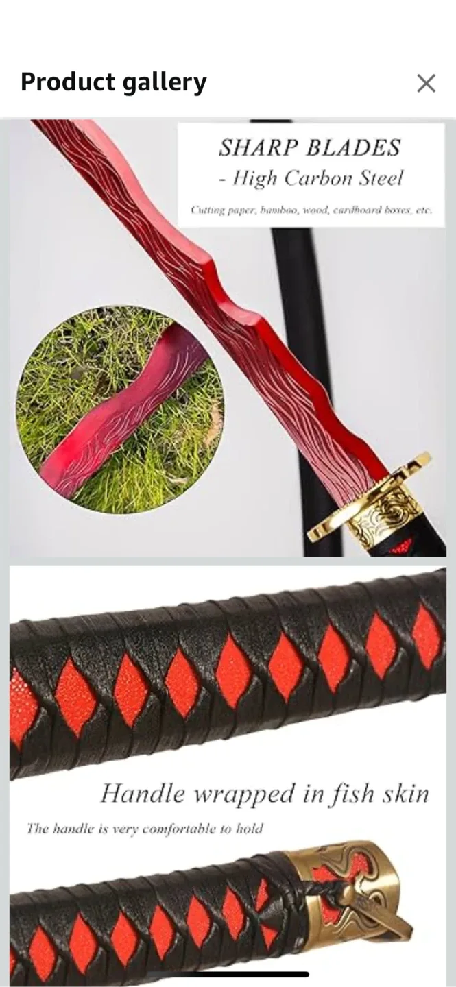 Several brand new in box cosplay kantana sword image indicator(2)