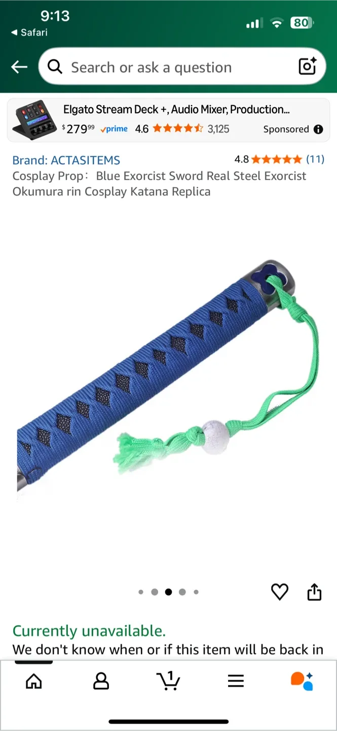 Several brand new in box cosplay kantana sword image indicator(6)