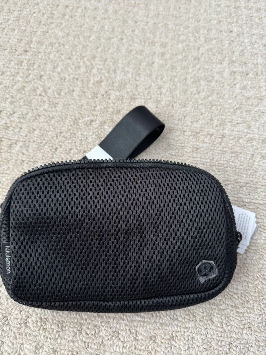 New Lululemon Everywhere Belt Bag Knit Mesh Black
