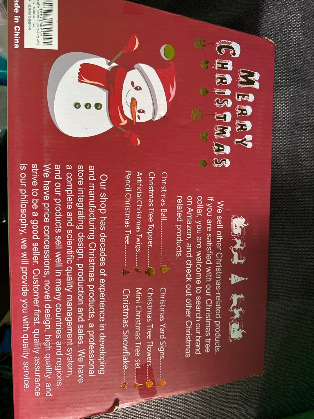 New XmasExpo Christmas Tree Collar - 6 Piece White image indicator(2)