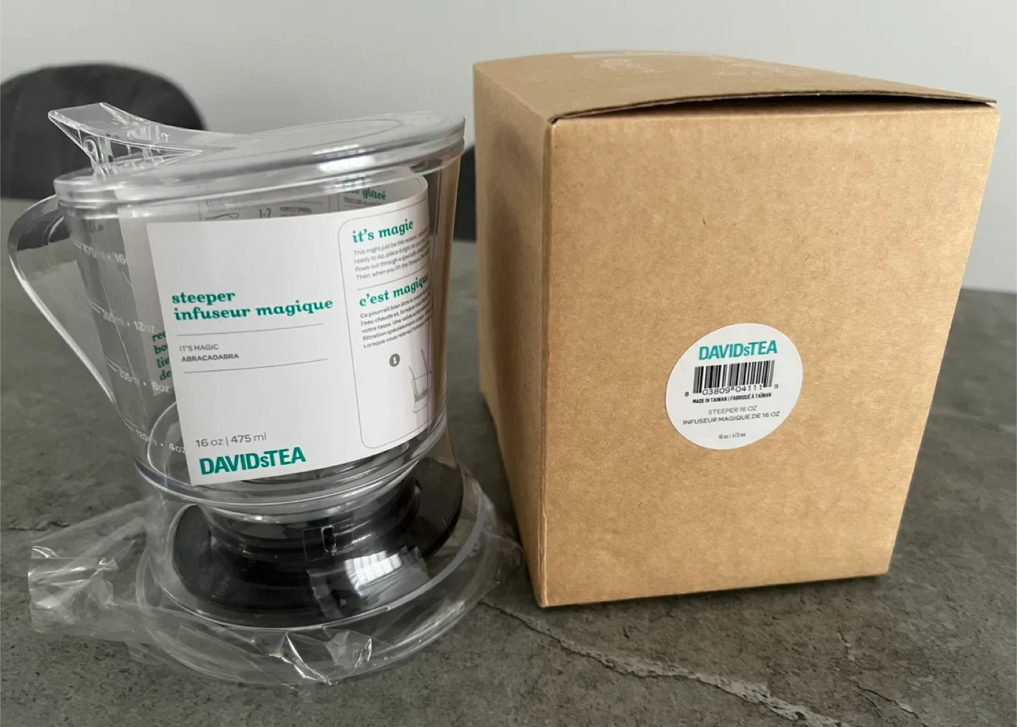 DAVIDsTEA Steeper Infuseur Magique 16oz - NEW image indicator(3)