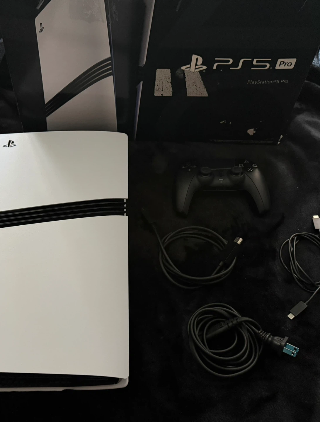 PlayStation 5 Pro Console with Controller & Cables - photo 2