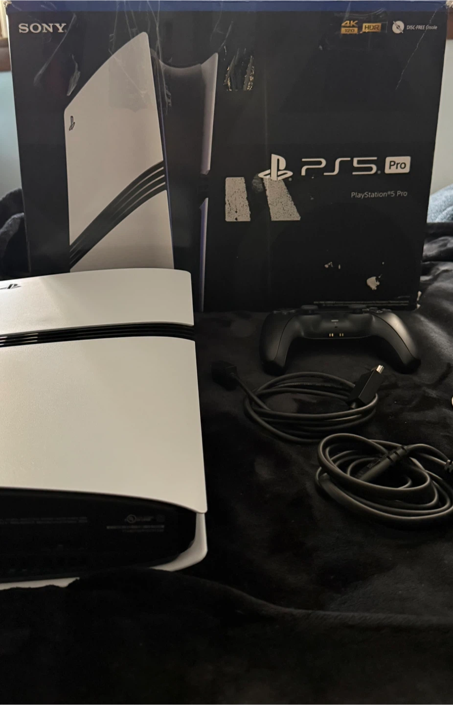 PlayStation 5 Pro Console with Controller & Cables - photo 3