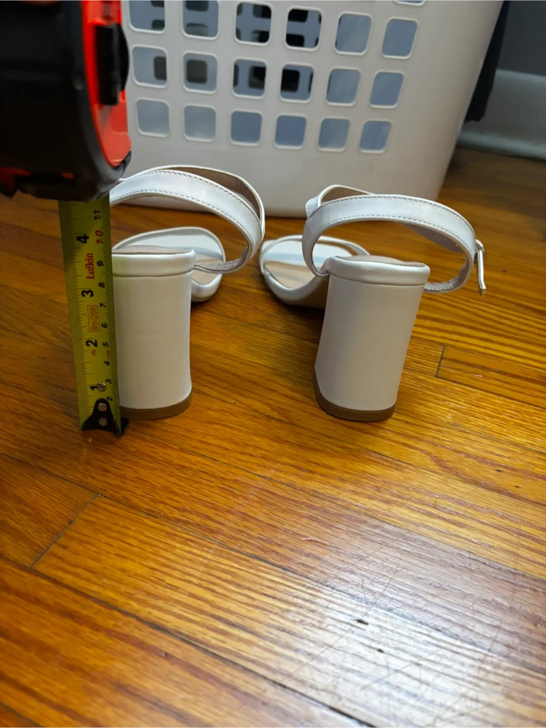 White Block Heel - Size 8 image indicator(3)