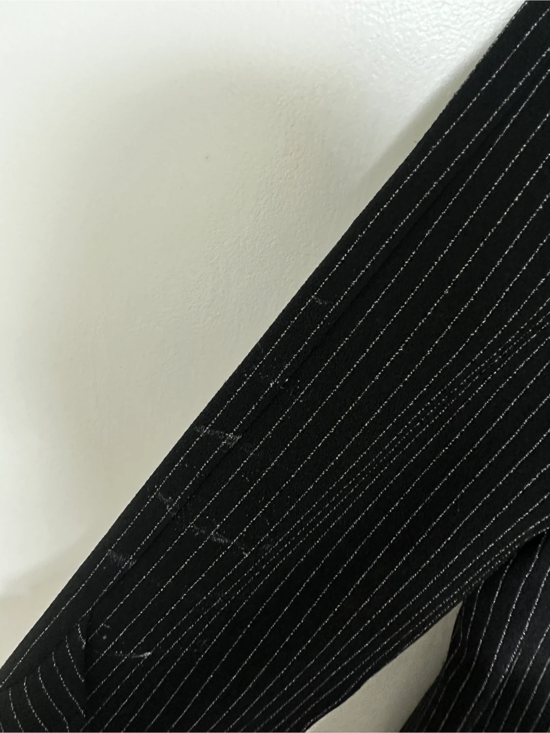 Karl Lagerfeld Paris Black Pinstripe Dress - Size 6 - photo 3
