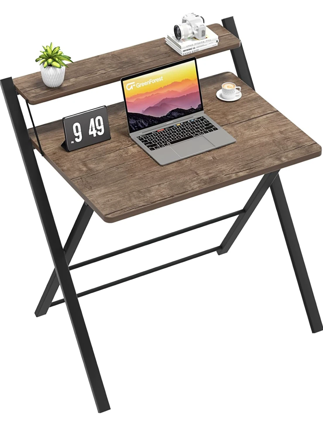 Folding Desk with shelf