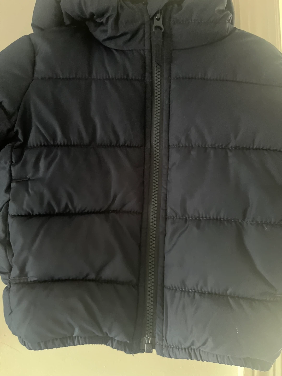 Navy Blue Puffer Jacket - photo 2