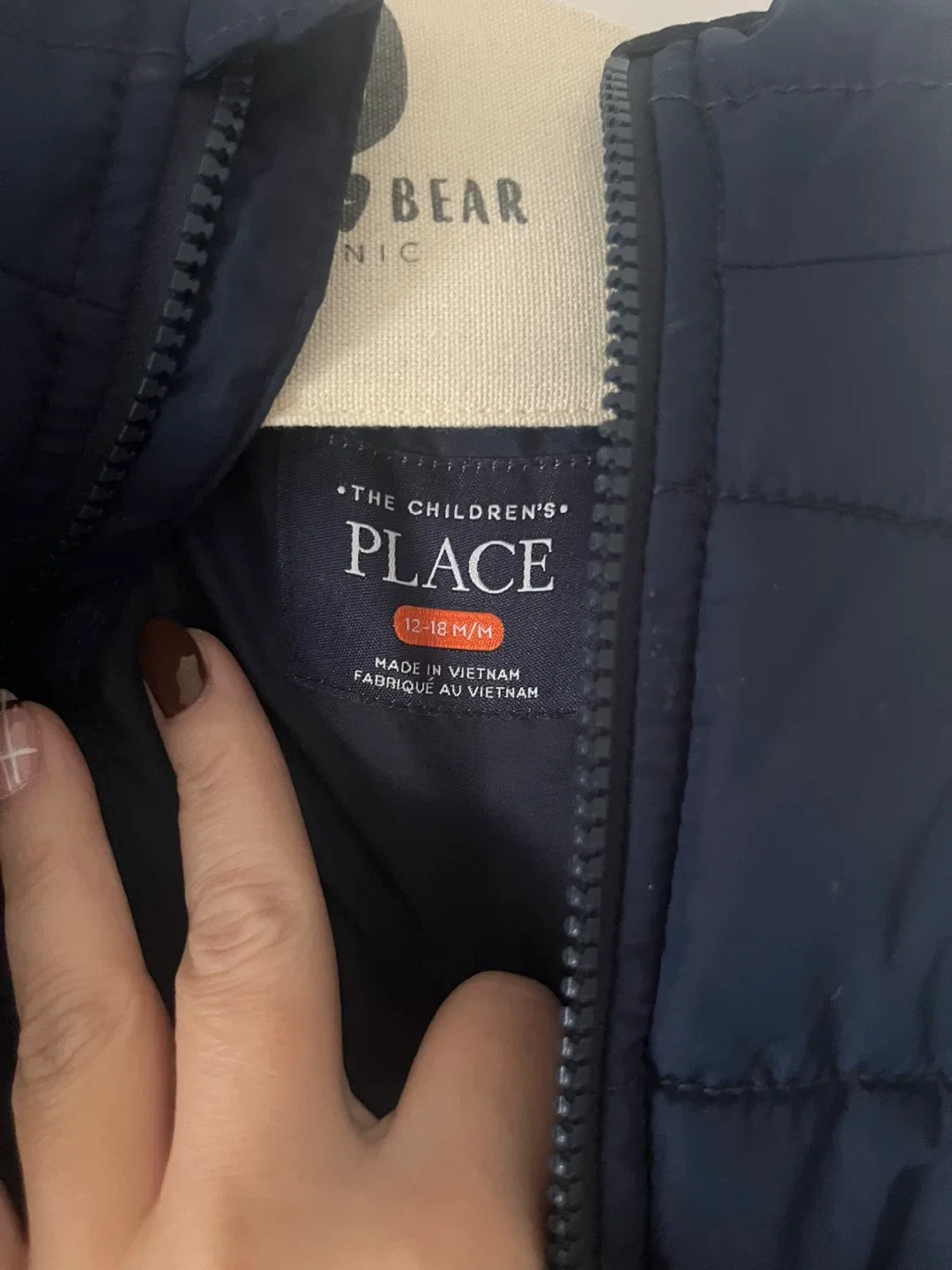 Navy Blue Puffer Jacket image indicator(6)