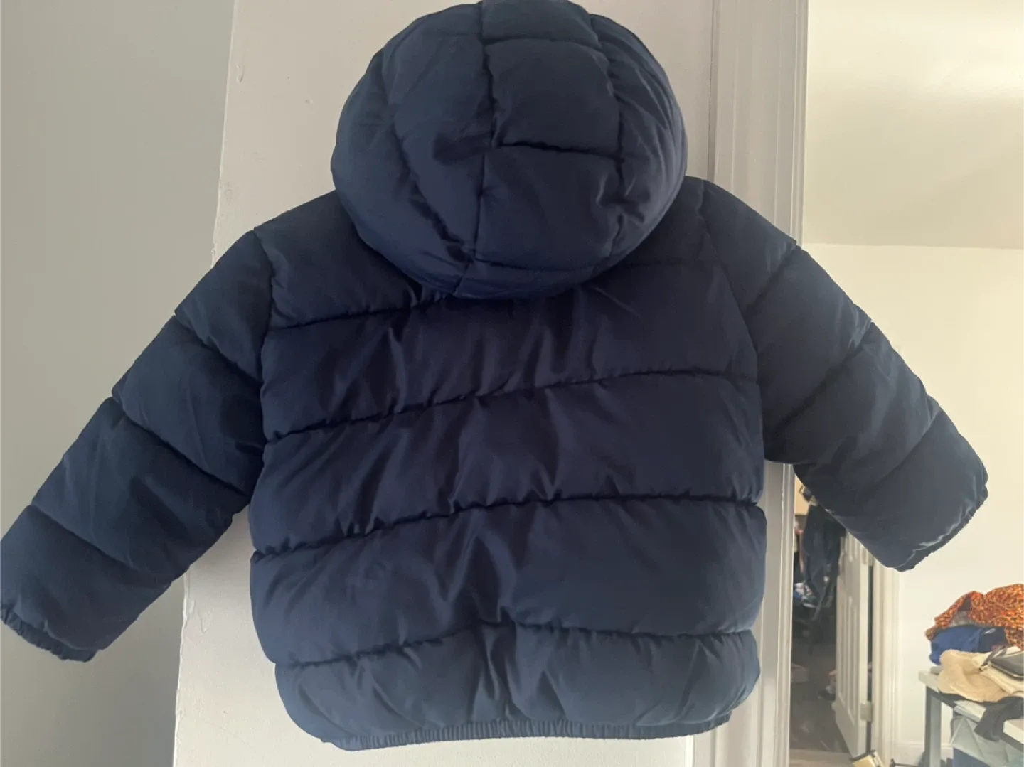 Navy Blue Puffer Jacket image indicator(4)