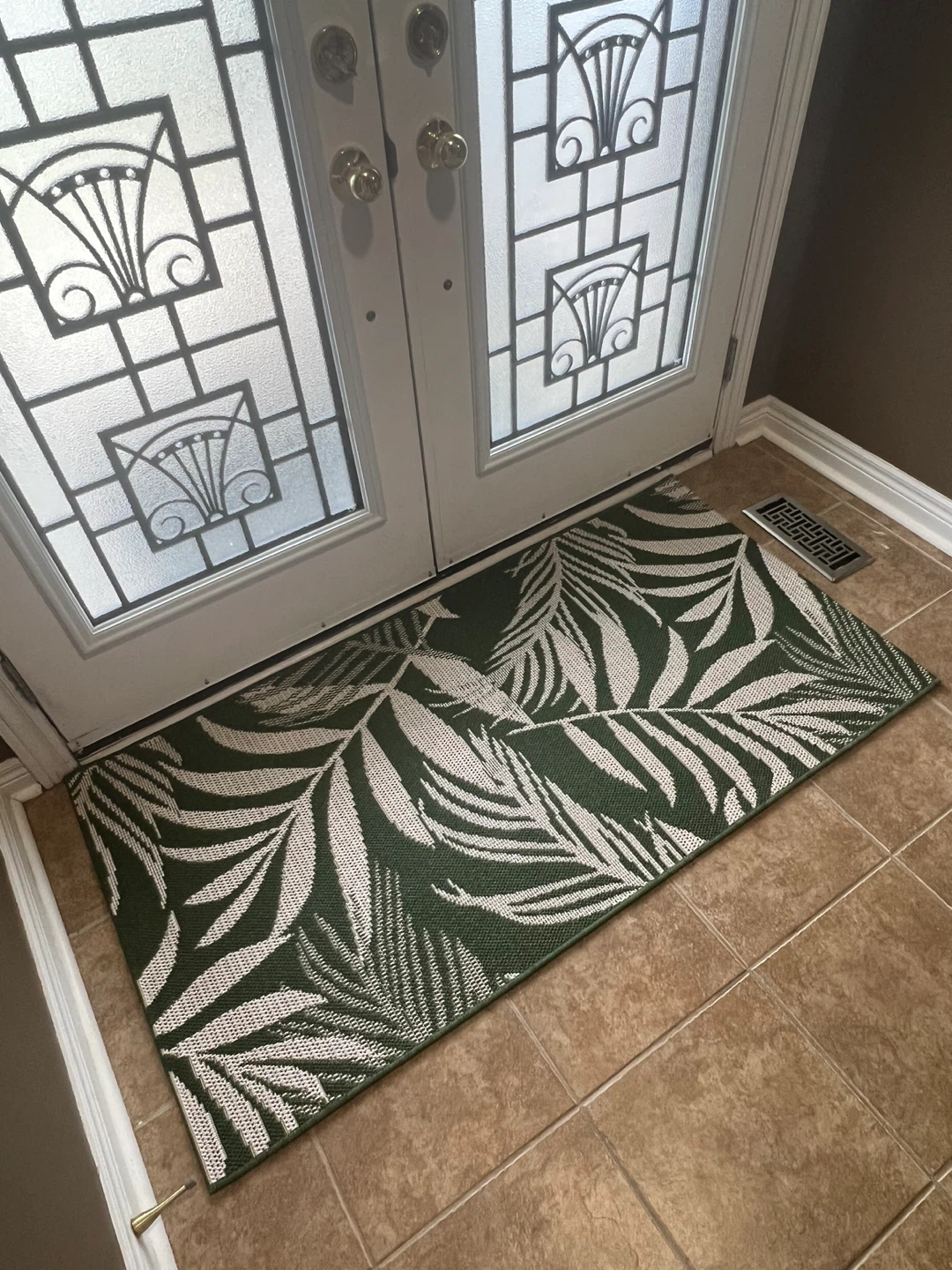 Gertmenian Toscana Area Rug - Green & White, 31 x 60 in - photo 2