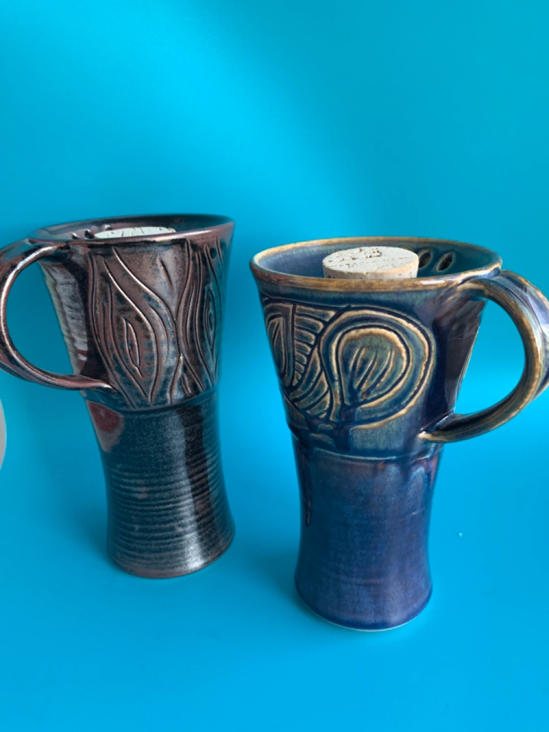 Heather To Go  Ceramic Mugs - Set of 2