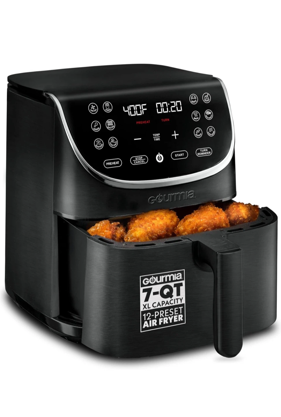 Gourmia 7-Qt Digital Air Fryer - Black