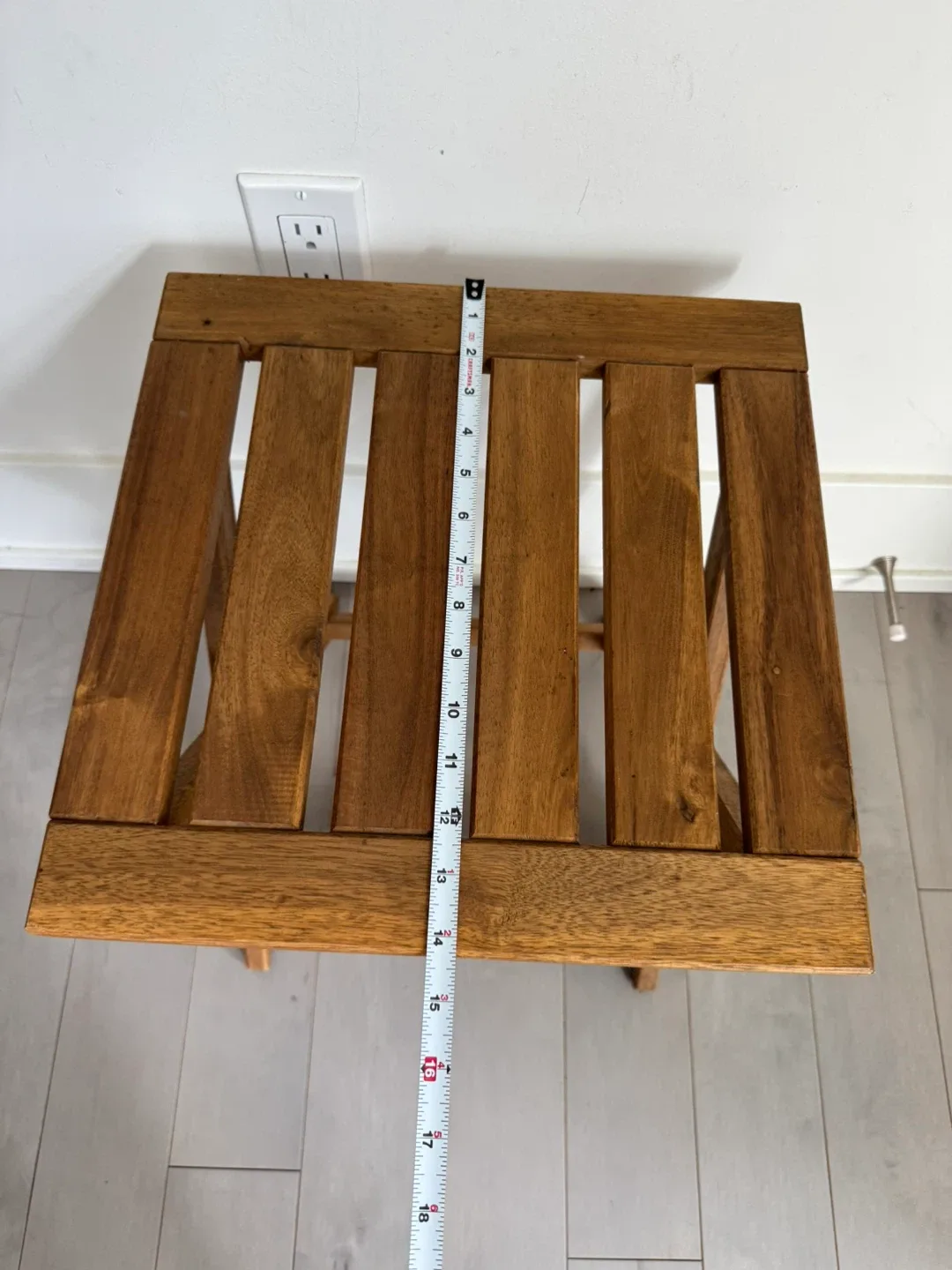 MOVING OUT SALE! IKEA NÄMMARÖ Folding Stool - Wood image indicator(5)