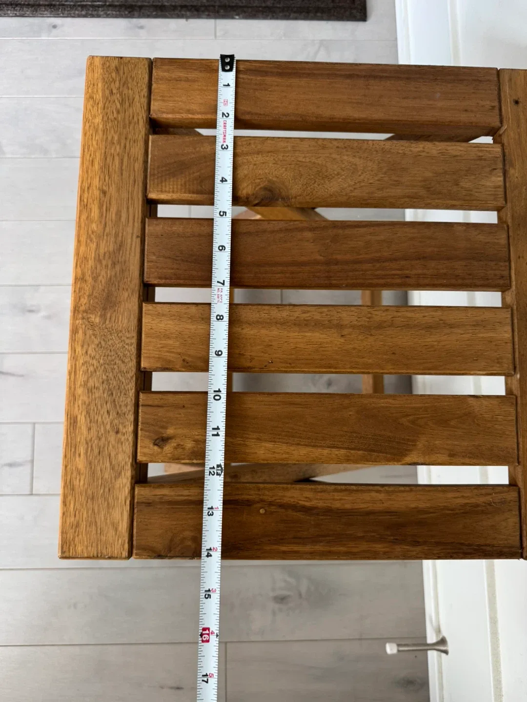 MOVING OUT SALE! IKEA NÄMMARÖ Folding Stool - Wood image indicator(6)