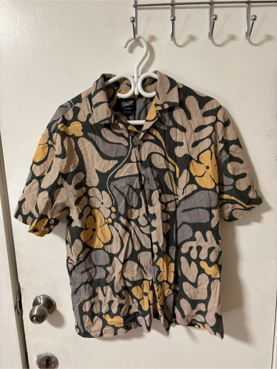 Pull & Bear Hallucinate Button-Up Shirt